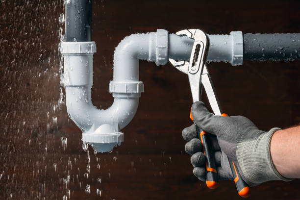Professional Plumbing technician working in Brooke, VA
